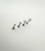 VegaGlow Zirkon Taşlı Cerrahi Çelik Dudak Piercing - Görsel 3
