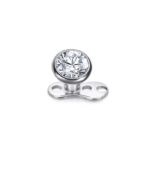 Tek Taşlı Dermal Piercing - Görsel 2