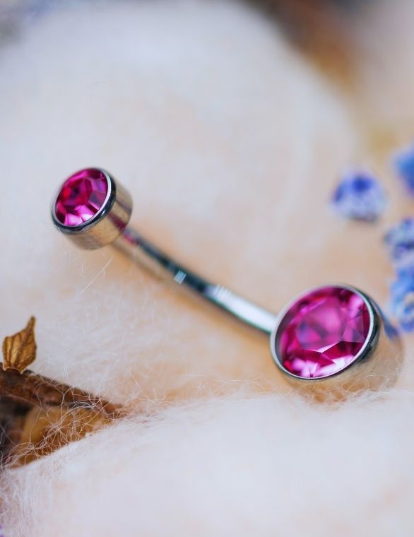 göbek piercing slider