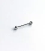 Gümüş Taşlı Göğüs Piercing - Görsel 2