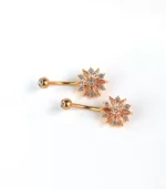 Taşlı Fashion Göbek Piercing - Görsel 2