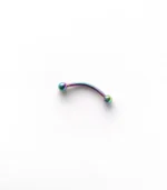 Hologram Çift Top Kaş Piercing - Görsel 2