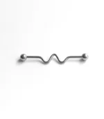 Gümüş Z Model Industrial Köprü Piercing