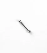 1.2 MM Gümüş Standart İlk Delim Göğüs Piercing - Görsel 2