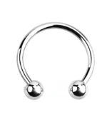 VegaTitan F136 Titanyum Yarım Halka Piercing