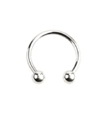 VegaTitan F136 Titanyum Yarım Halka Piercing - Görsel 2